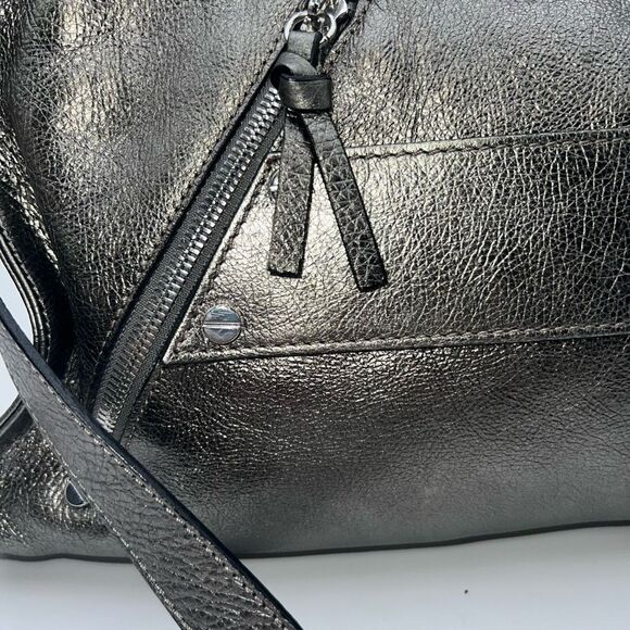 Minelli Paris Vintage Made in Italy Metallic Leather Clutch or Crossbody bag - Picture 3 of 16